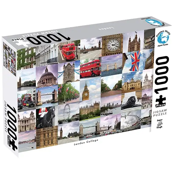 Puzzle master 1000-Piece Jigsaw Puzzle, London Collage