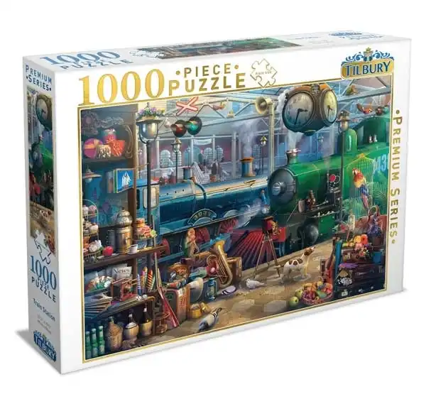Tilbury 1000-Piece Jigsaw Puzzle, Train Station