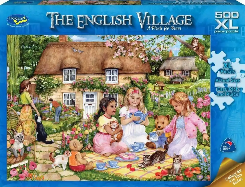 Holdson Puzzle English Village Series 2 (A Picnic For Bears) - 500PC XL