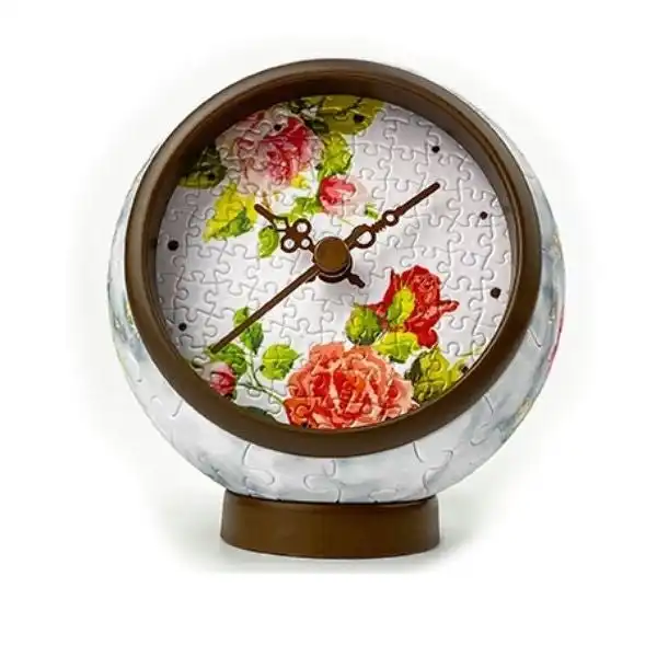 3D Puzzle Clock, Fragrant Flowers