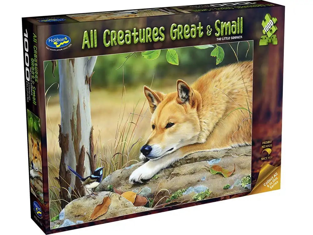 Holdson 1000-Piece Jigsaw Puzzle, All Creatures The Little Sidekick