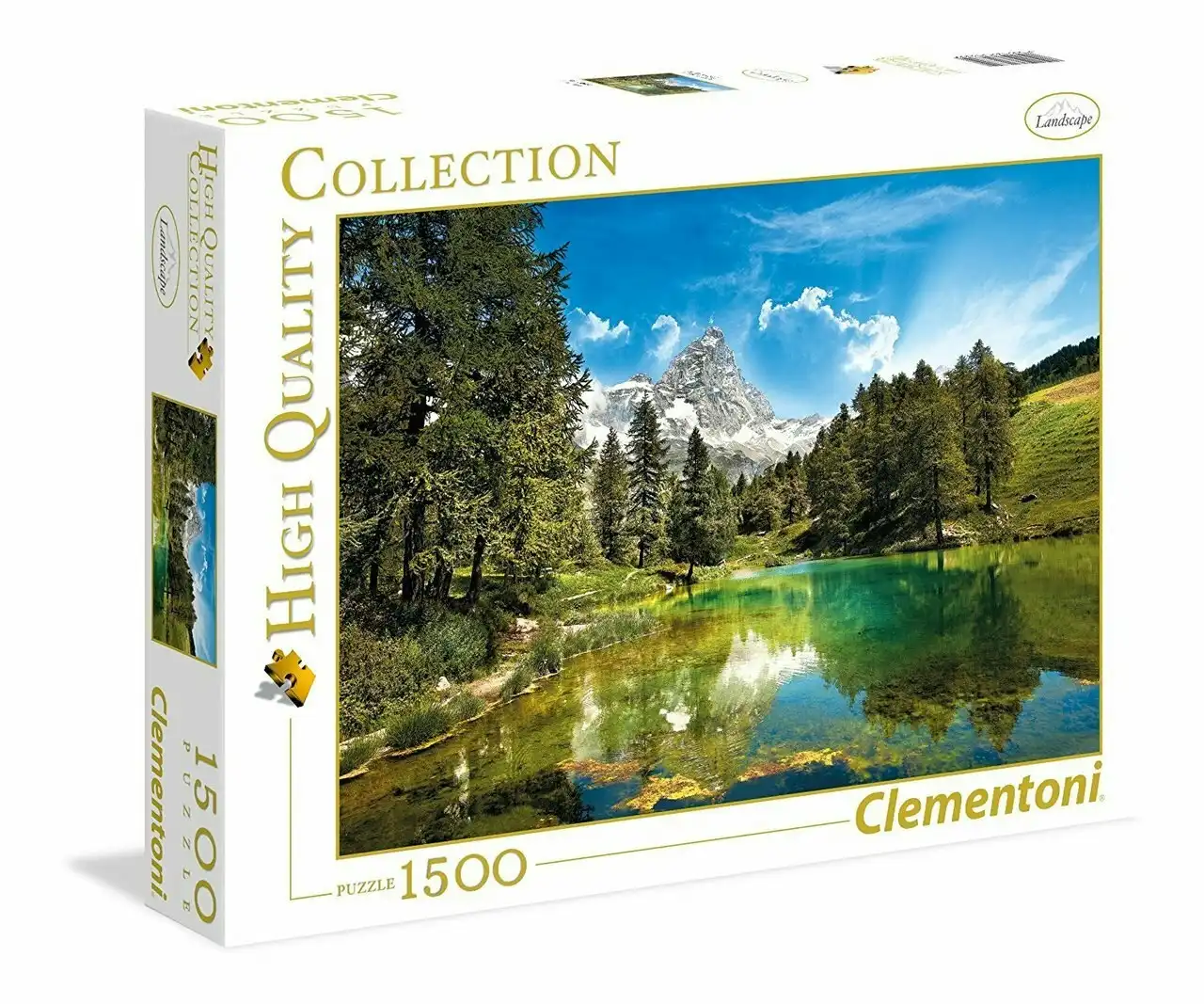 1500-Piece Clementoni Jigsaw Puzzle, Blue Lake