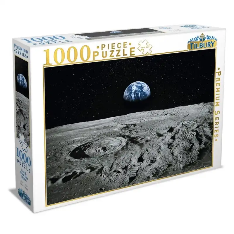 Tilbury 1000-Piece Jigsaw Puzzle, Earth from the Moon