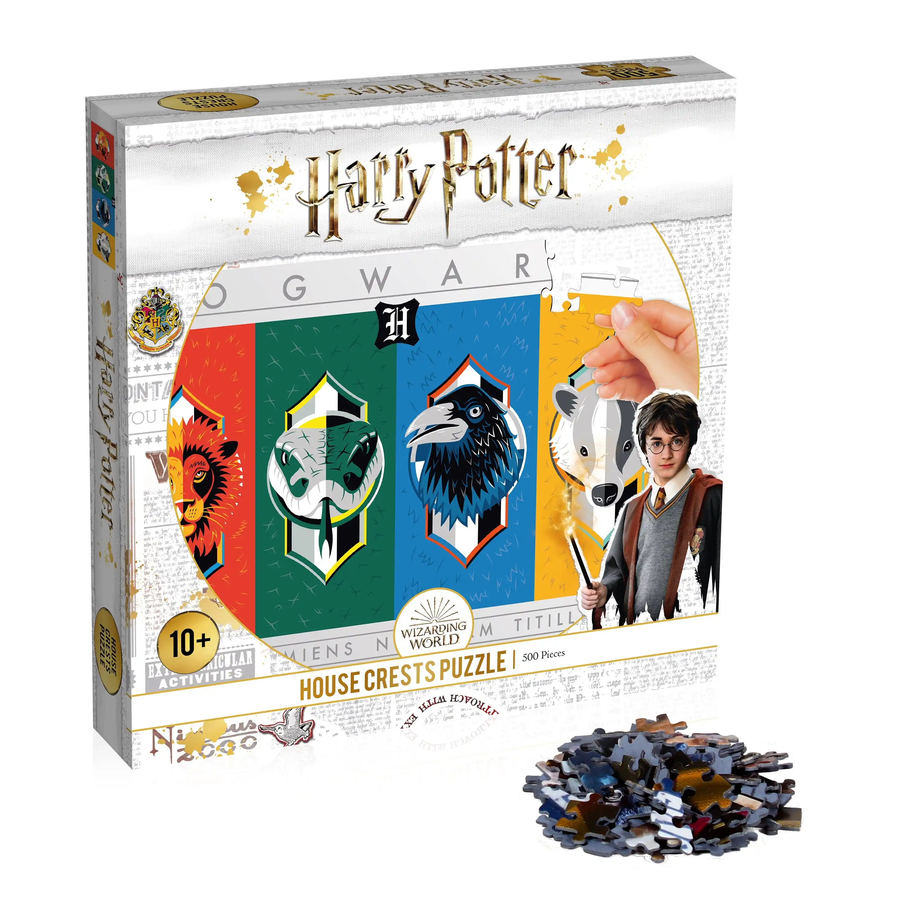 500-Piece Jigsaw Puzzle Harry Potter House Crests