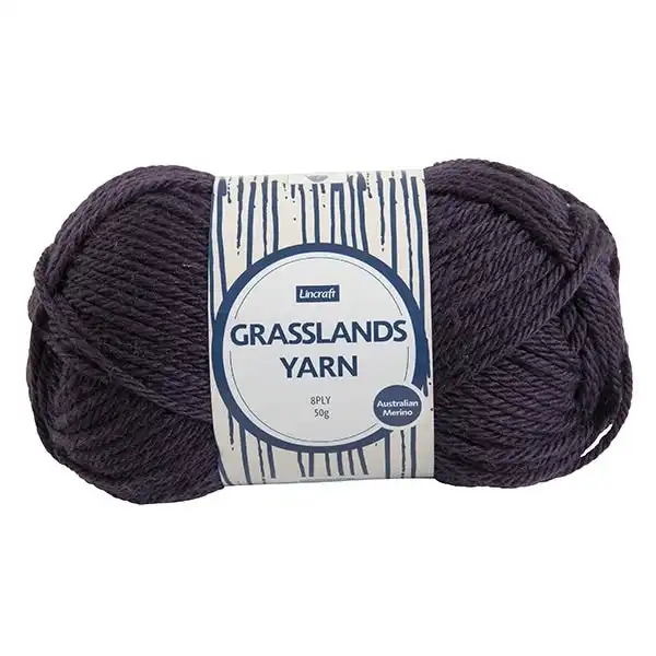 Lincraft Grasslands Crochet & Knitting Yarn 8ply, 50g Merino Wool Yarn