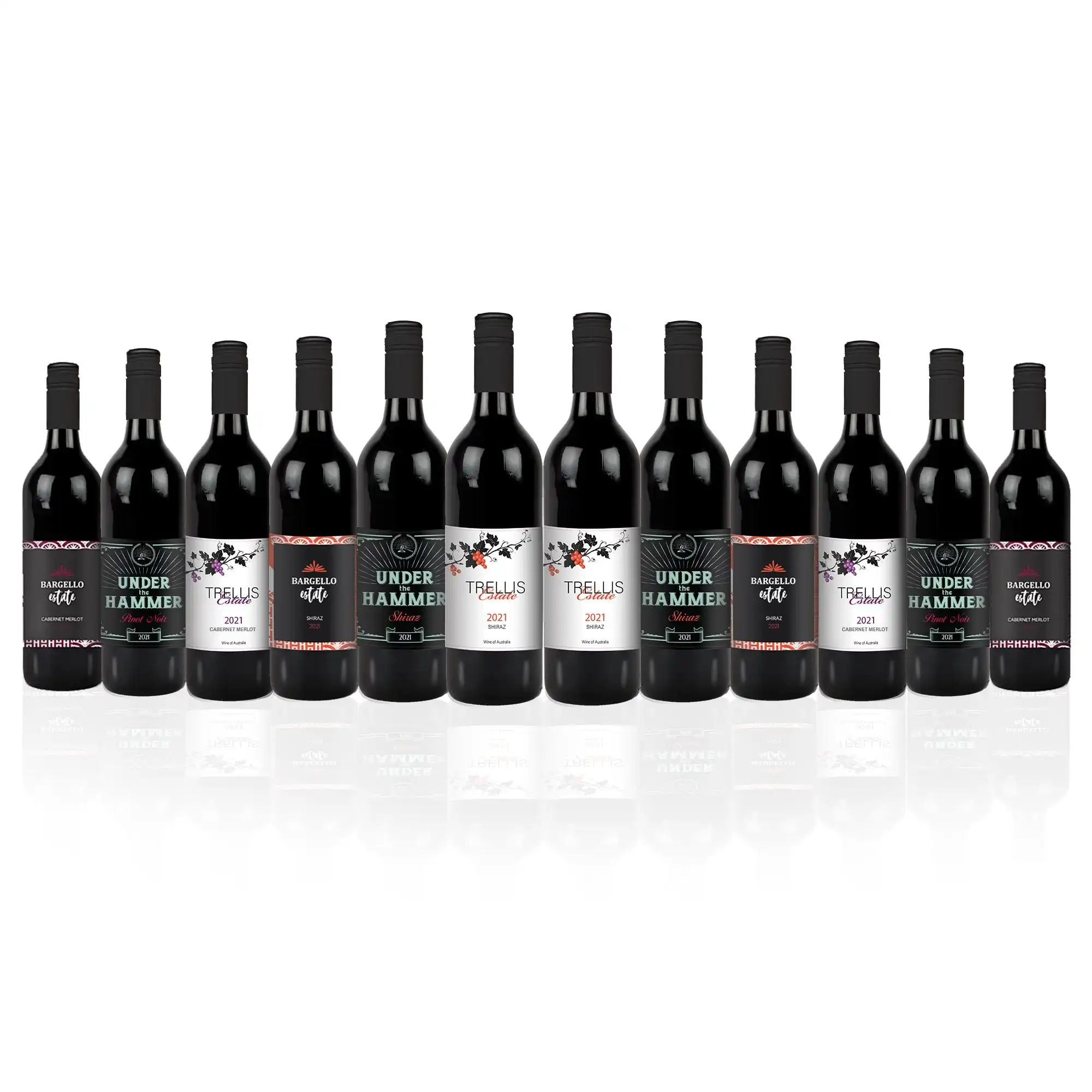 Classic Aussie Red Wine Mixed Dozen (12 Bottles)