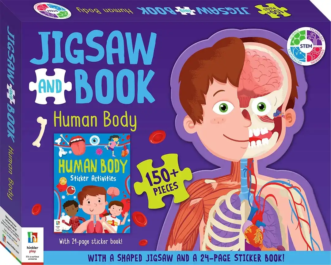 Jigsaw and Book, Human Body