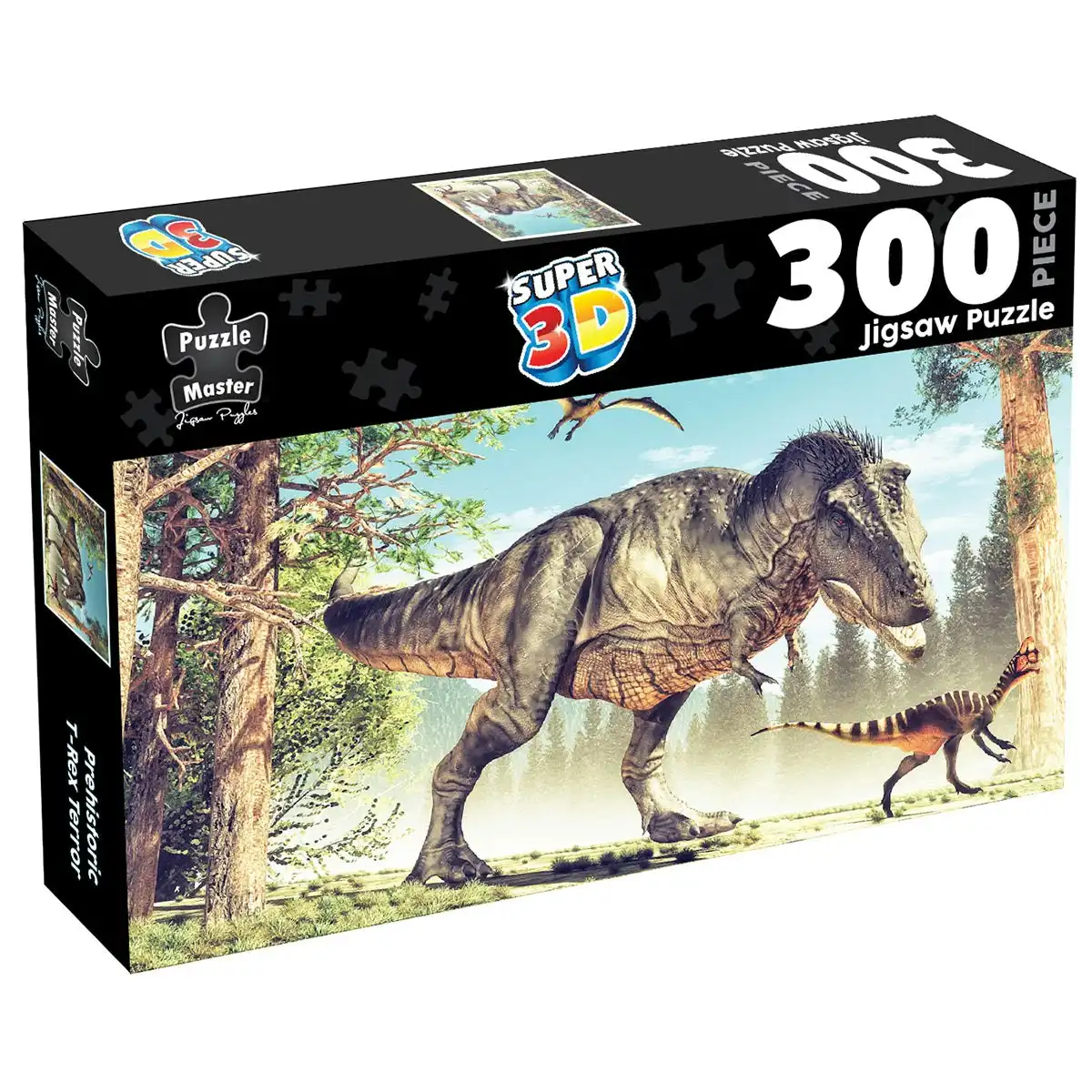 300-Piece Jigsaw Puzzle Super 3D, T-Rex