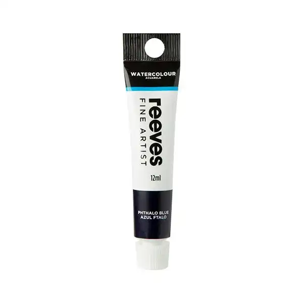 Reeves Watercolour Paint, Phthalo Blue- 12ml