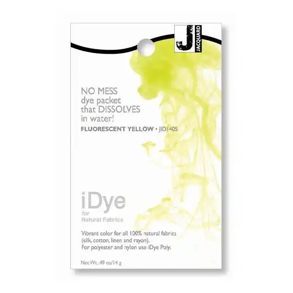 Jacquard iDye for Natural Fabric, Fluoro Yellow- 14g