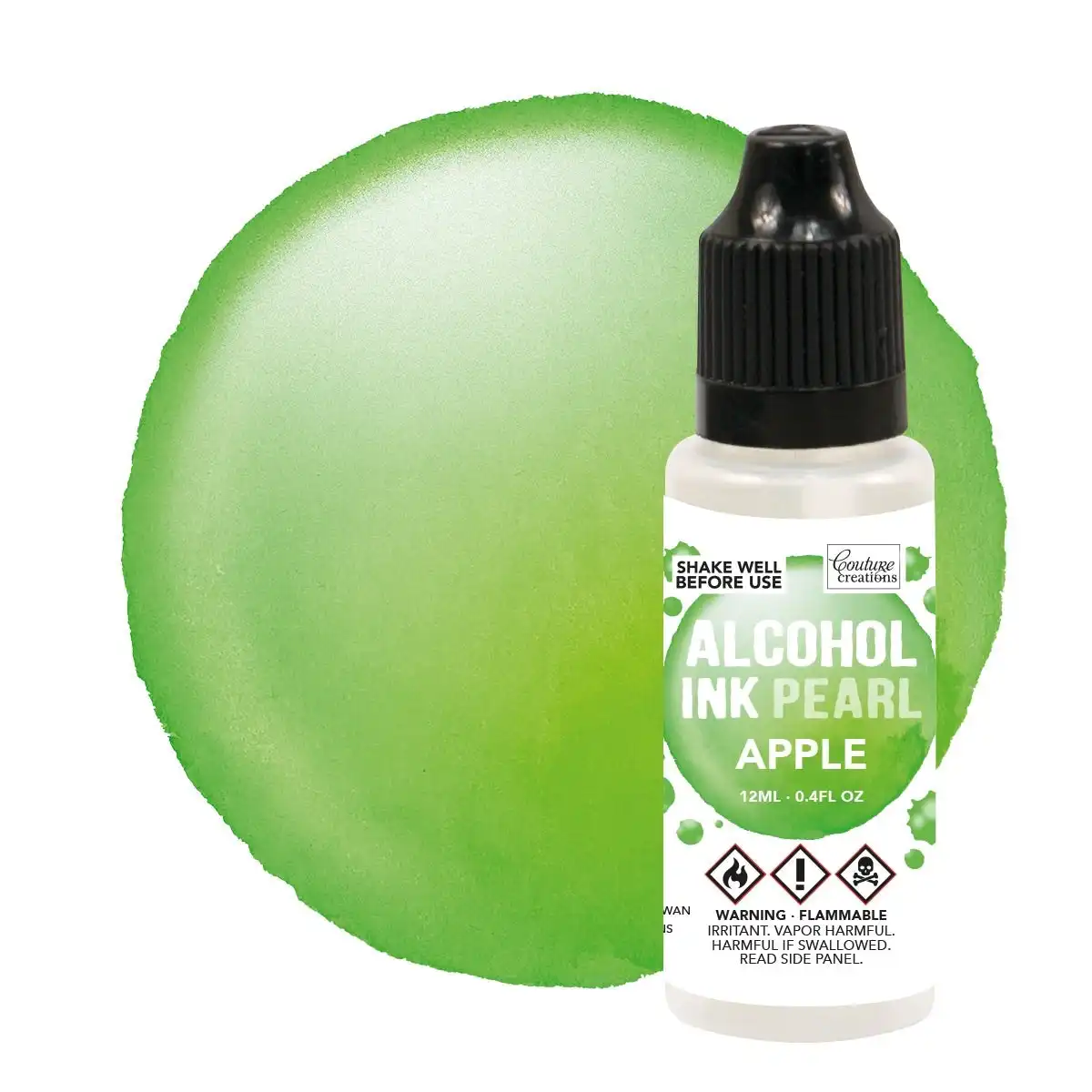 Couture Creations Alcohol Ink - Pearl Apple (Formerly Named Sublime Pearl)- 12ml