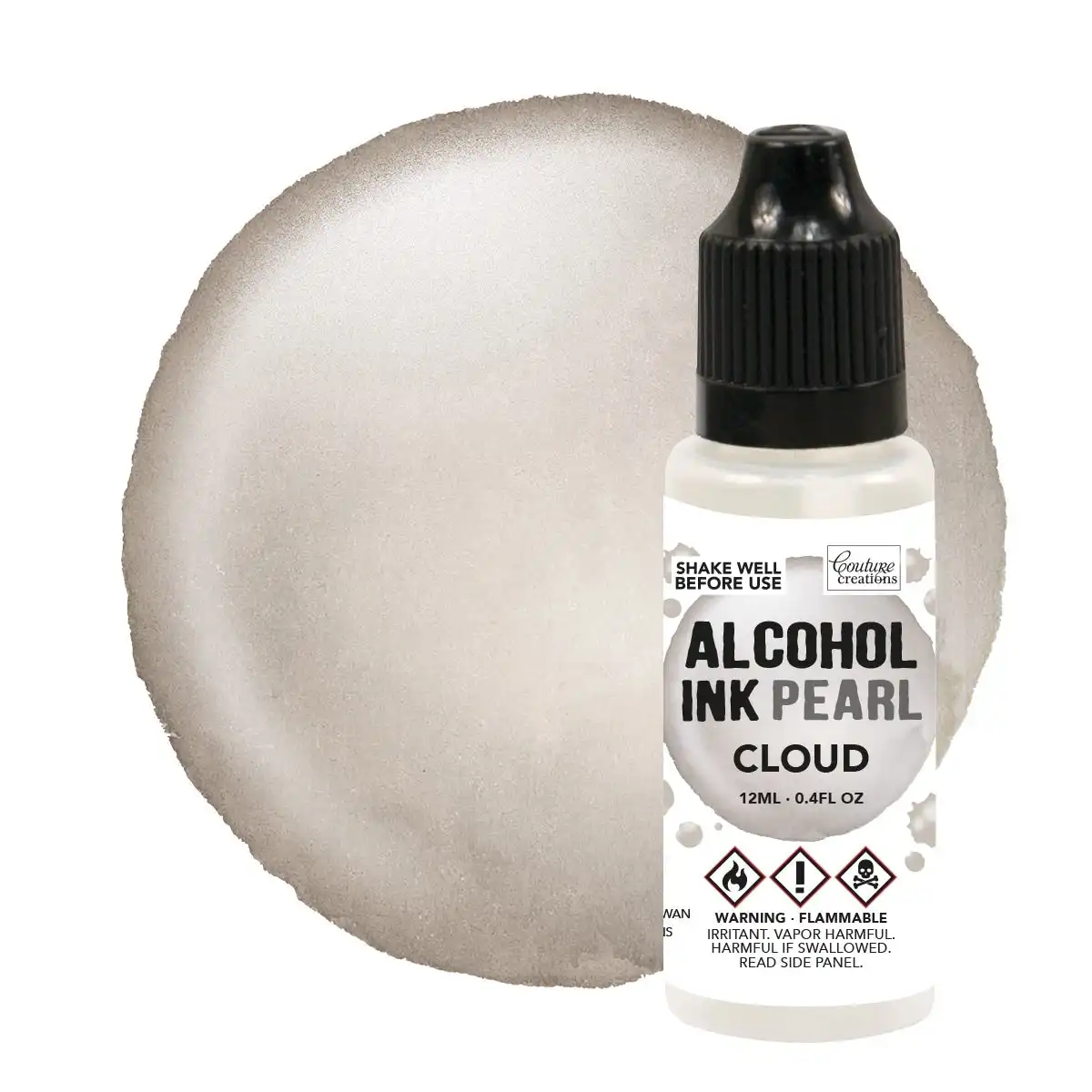Couture Creations Alcohol Ink - Pearl Cloud (Formerly Named Smolder Pearl)- 12ml