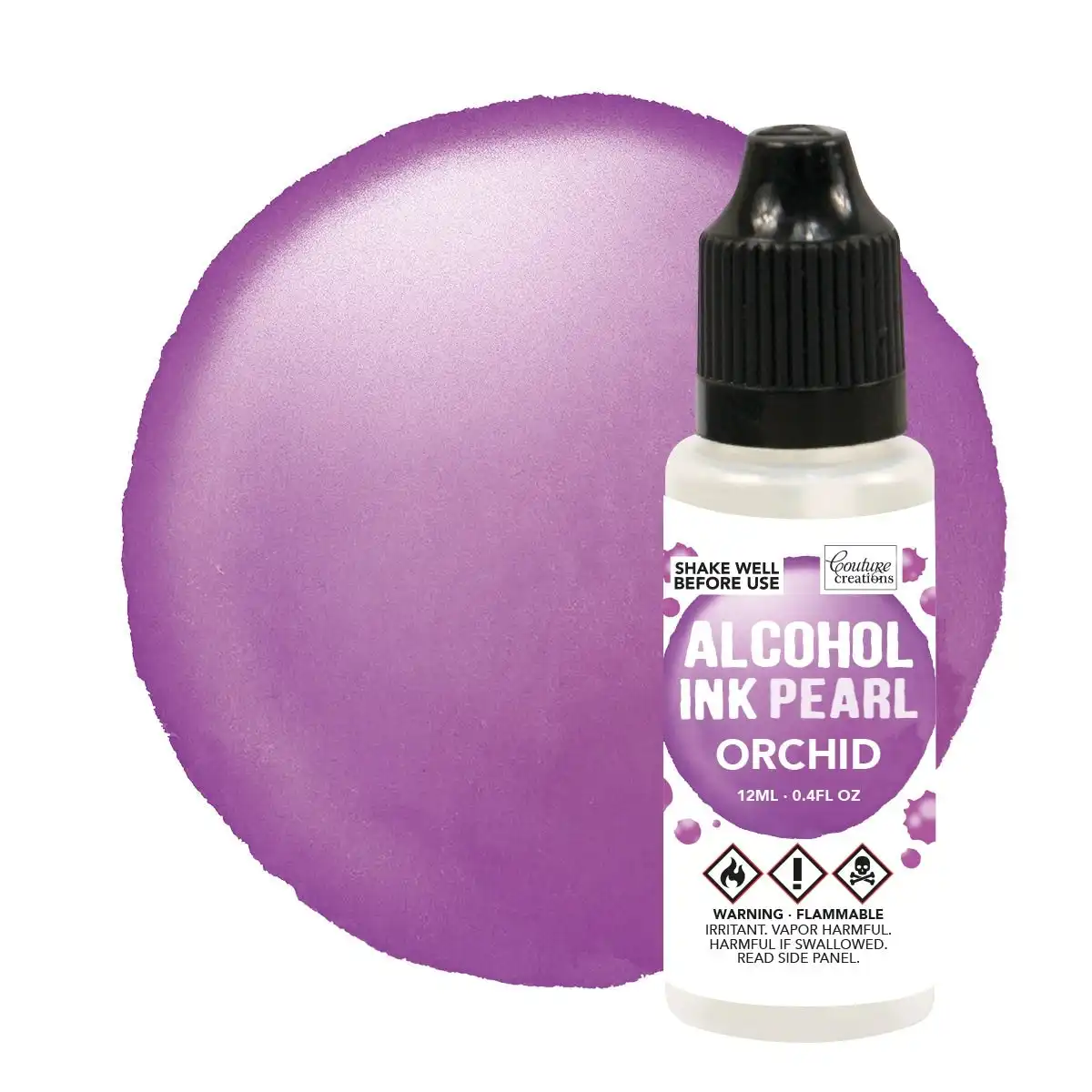 Couture Creations Alcohol Ink - Pearl Orchid (Formerly Named Intrigue Pearl)- 12ml