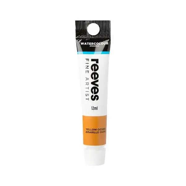 Reeves Watercolour Paint, Yellow Ochre- 12ml