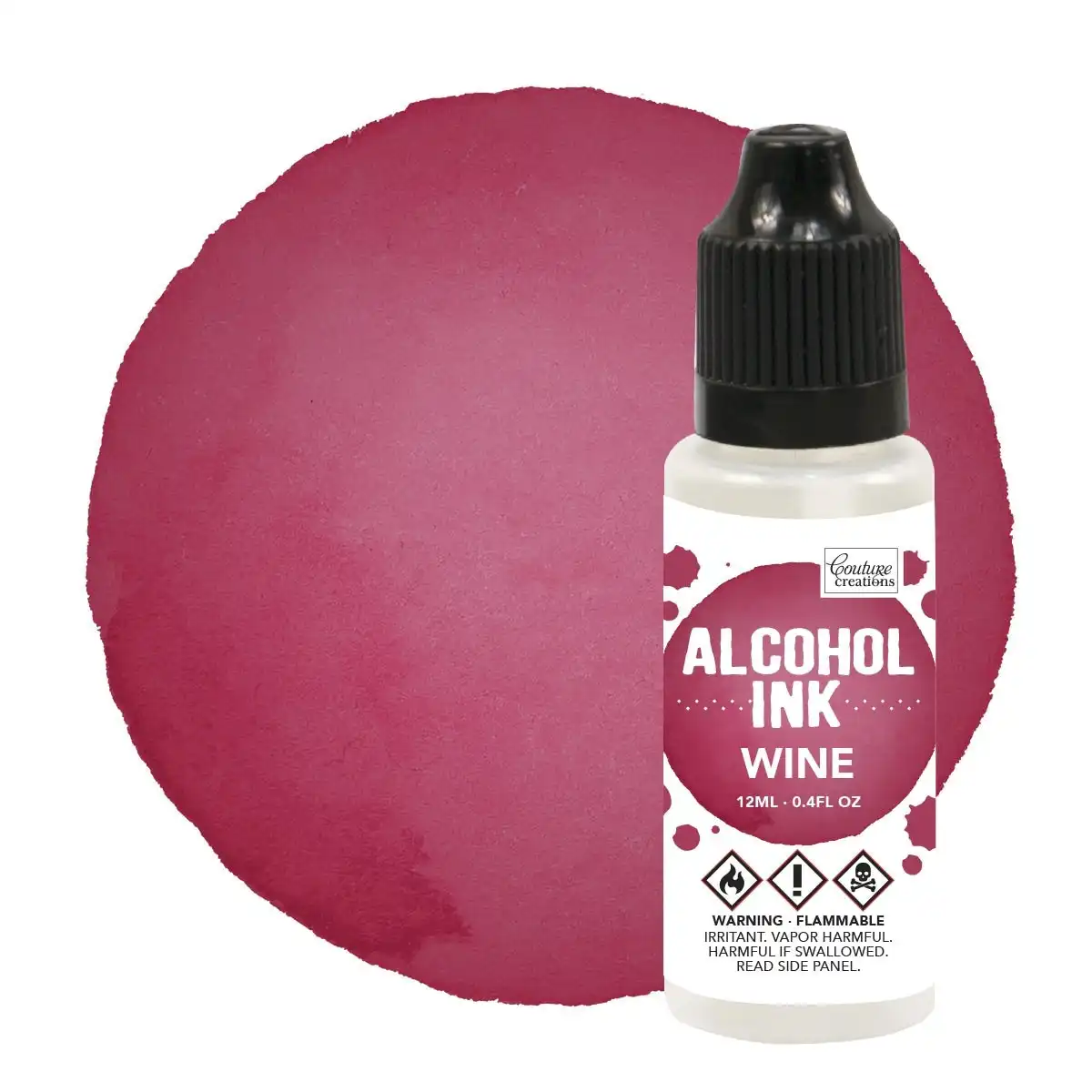 Couture Creations Alcohol Ink - Wine (Formerly Named Cranberry)- 12ml