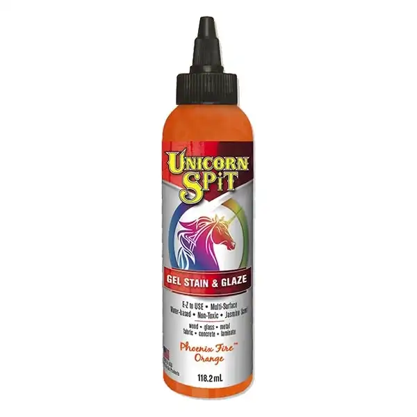 Unicorn Spit Gel Stain & Glaze, Phoenix Fire- 118.2ml