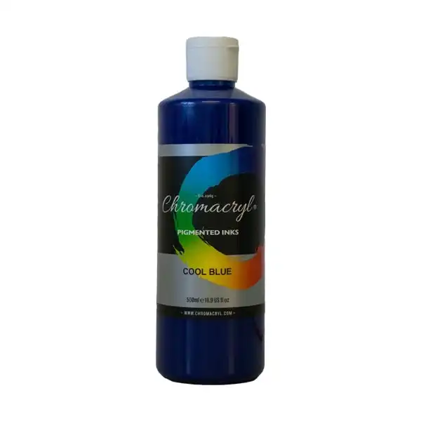 Chromacryl Pigment Ink, Cool Blue- 500ml