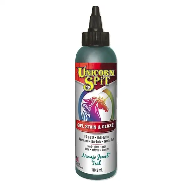 Unicorn Spit Gel Stain & Glaze, Navajo Jewel Teal- 118.2ml