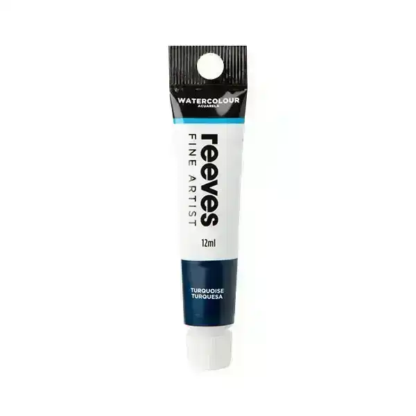 Reeves Watercolour Paint, Turquoise- 12ml