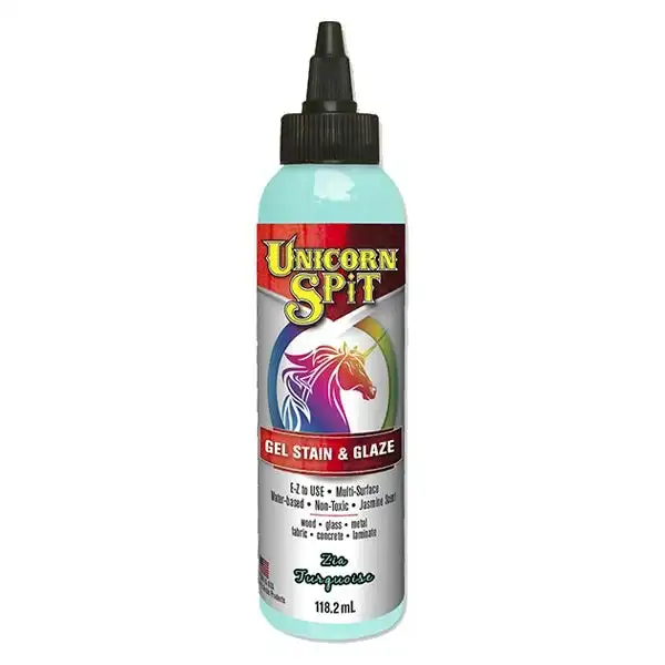 Unicorn Spit Gel Stain & Glaze, Zia Turquoise- 118.2ml