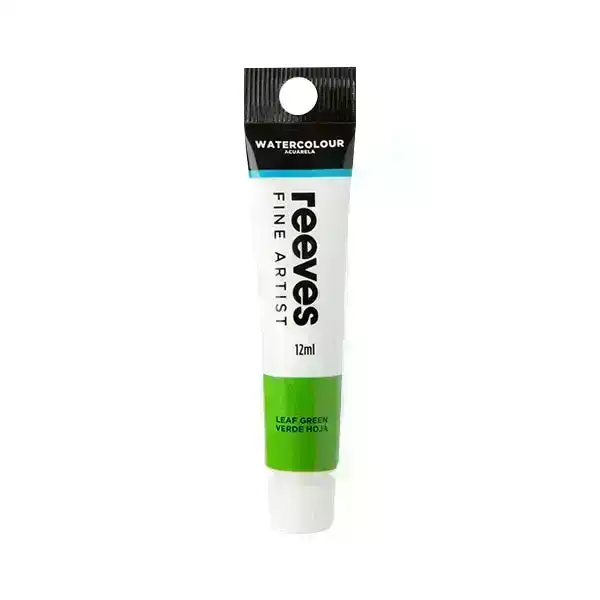 Reeves Watercolour Paint, Leaf Green- 12ml