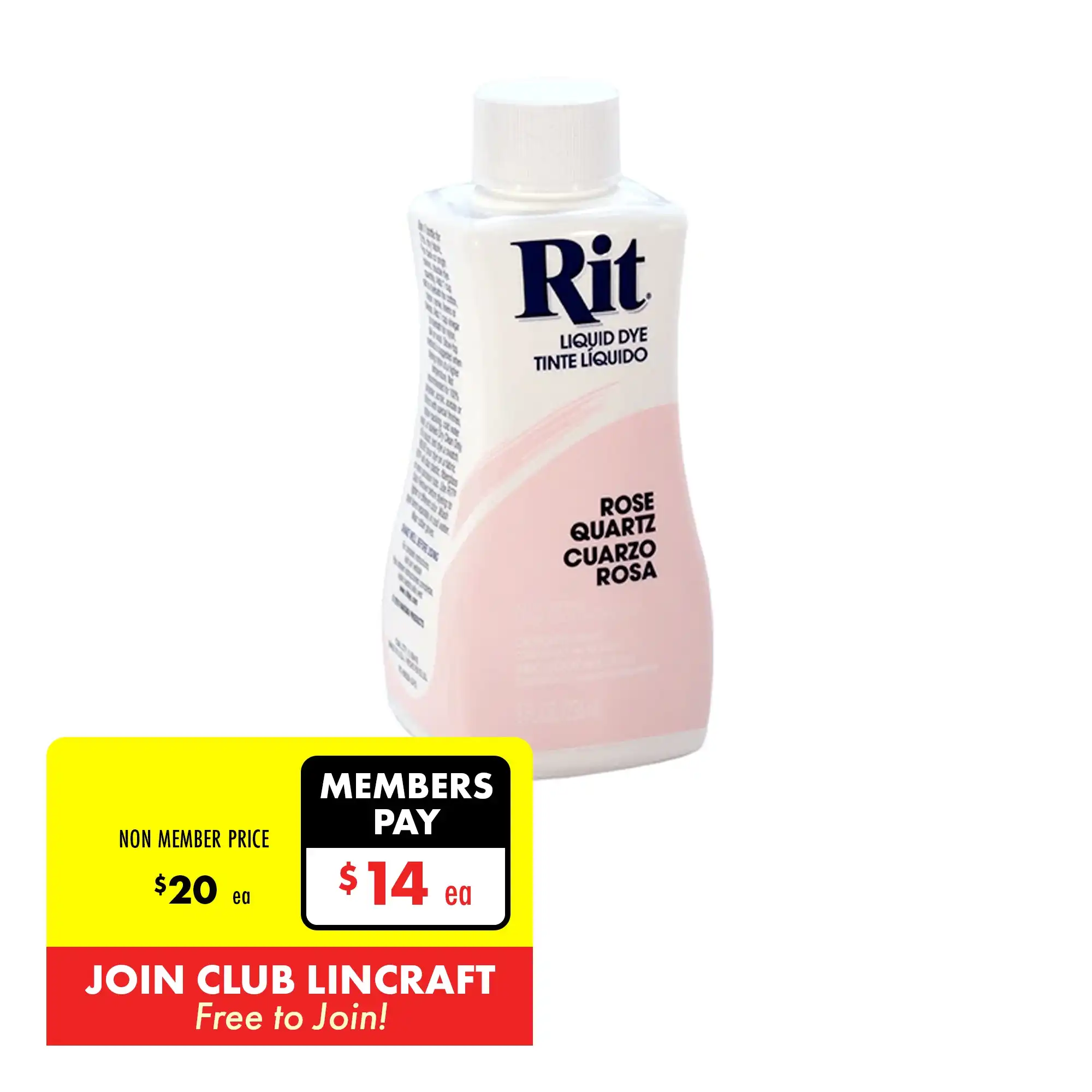 Rit Liquid Dye, Rose Quartz- 236ml
