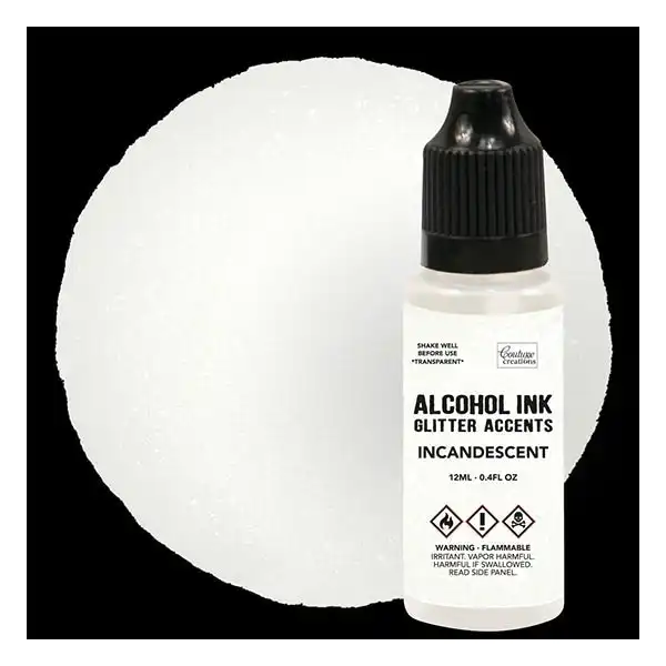 Couture Creations Glitter Accent Alcohol Ink - Incandescent - 12ml