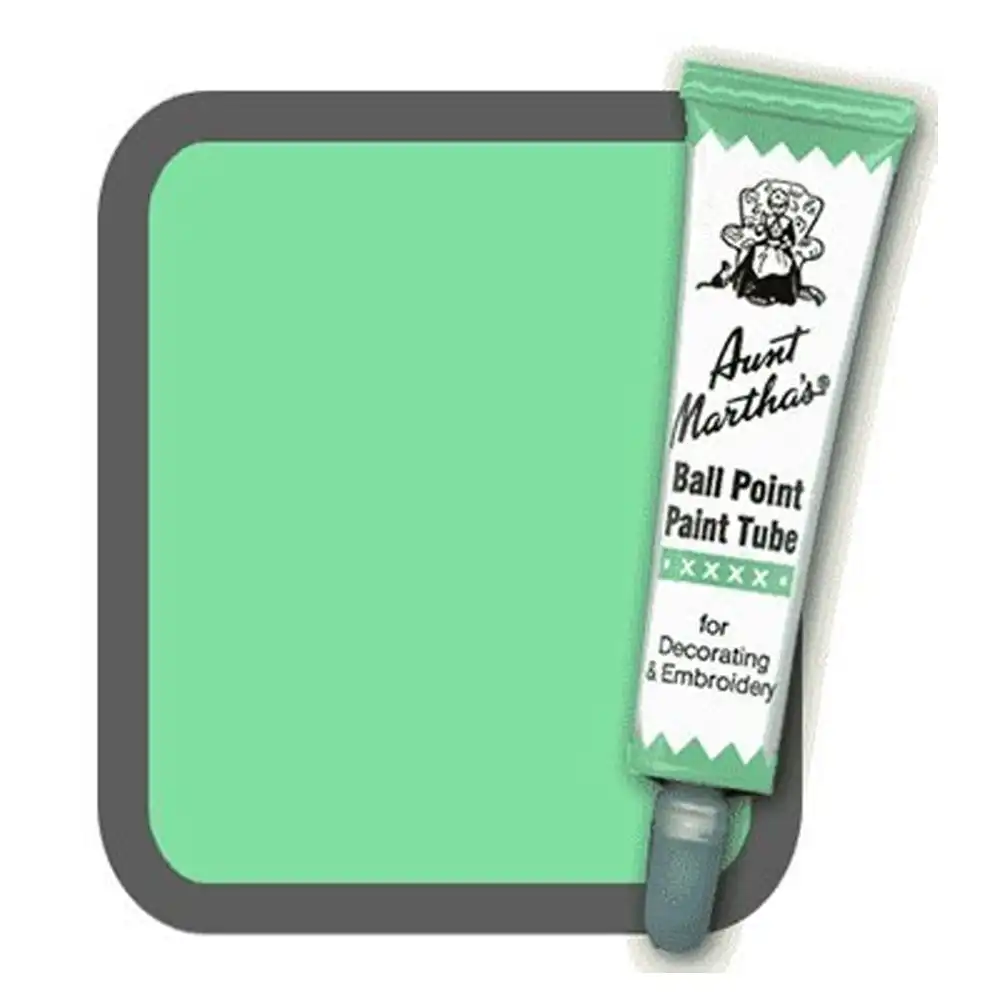 Aunt Martha's Ballpoint Paint Tube, Light Green- 1oz