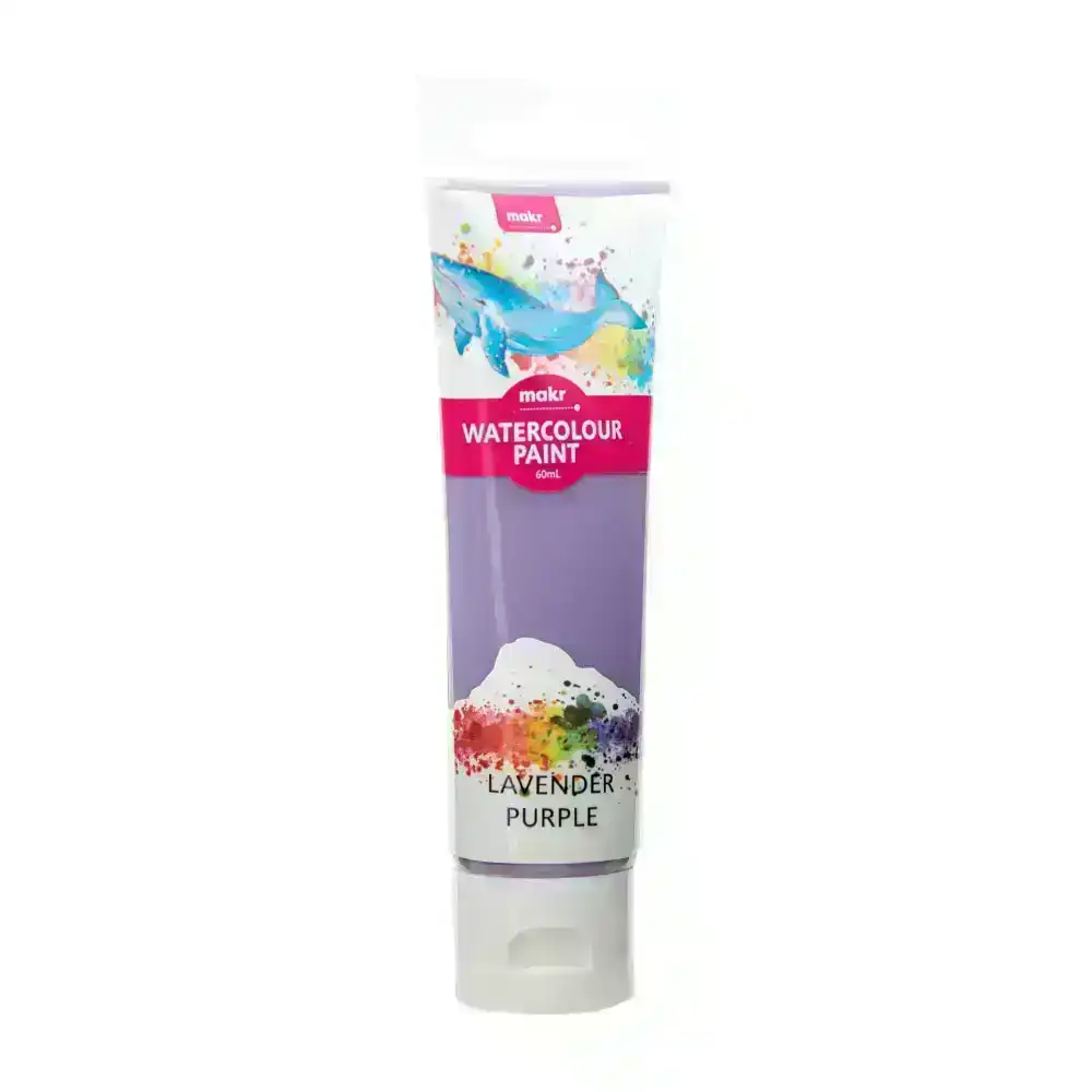 Makr Watercolour Paint Tube, Lavender Purple- 60ml Hangsell Tube