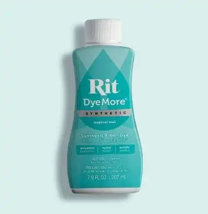 Rit Dyemore Synthetic Fiber Dye, Tropical Teal- 207ml