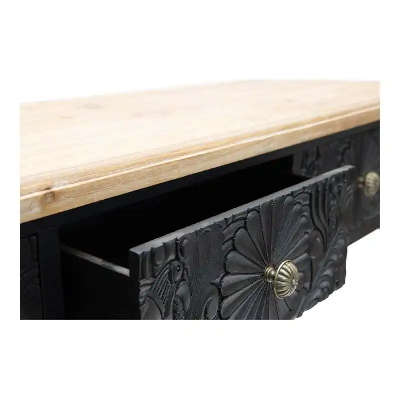 Willow & Silk 120cm Palais Ornate 3-Drawer Console Table