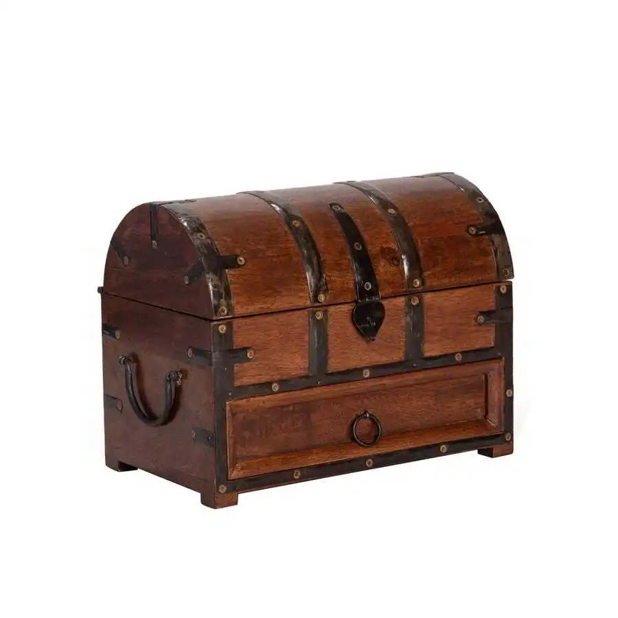 Handcrafted Vintage Design Treasure Trinket Box