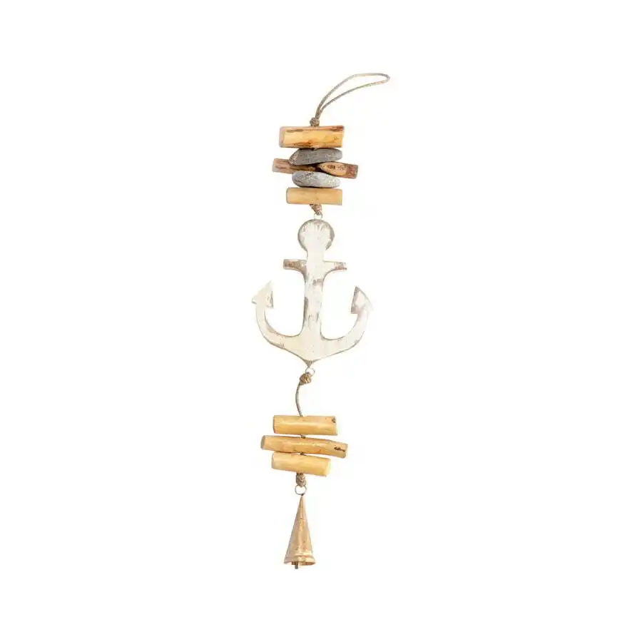 Big Nautical String Anchor Bell Hanging Decor