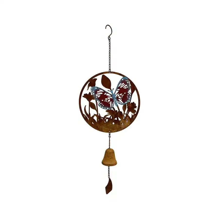 Willow & Silk Butterfly Hanging Bell