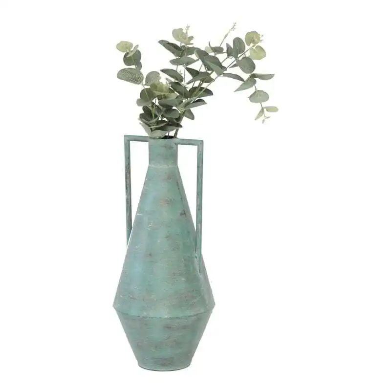Willow & Silk Tall Aqua Urn Decorative Pot Ornament