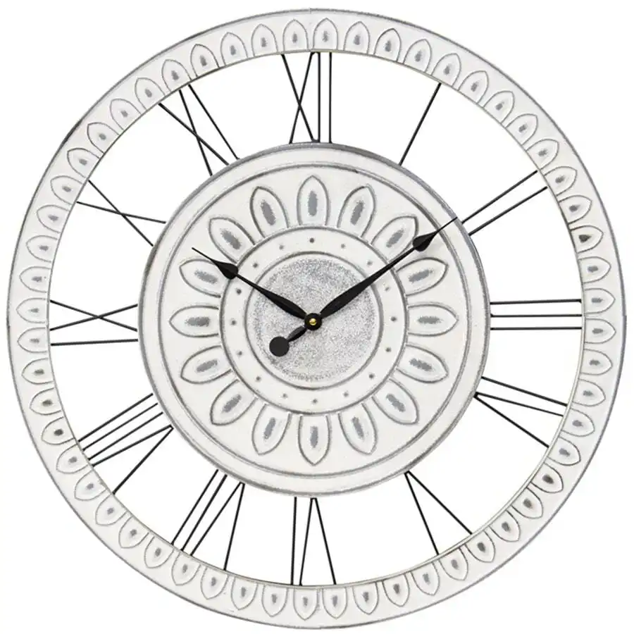 Willow & Silk 70 cm French Provincial Roman Numerals Wall Clock