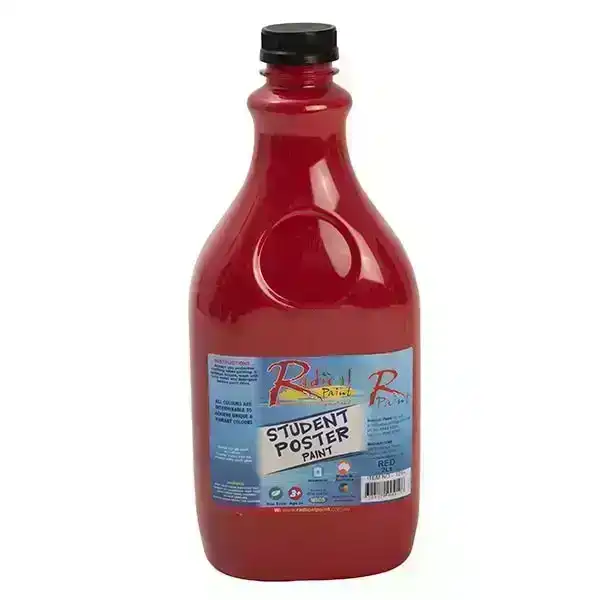 Radical Paint Student Poster Paint, Red- 2L