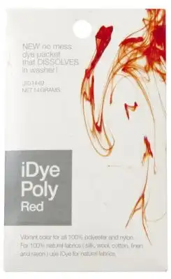 Jacquard iDye Poly Fabric Dye, Red- 14g