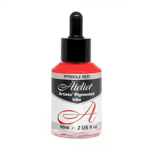 Atelier Artist's Pigment Ink, Pyrrole Red- 60ml