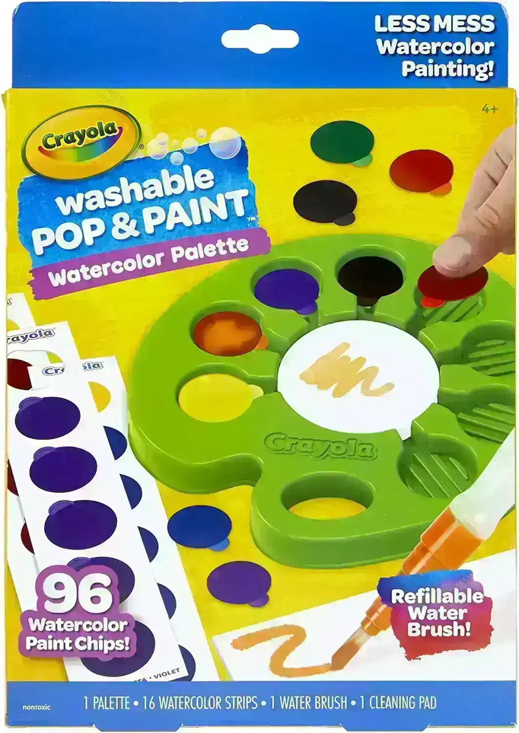 Crayola Wash Pop N Paint Palette