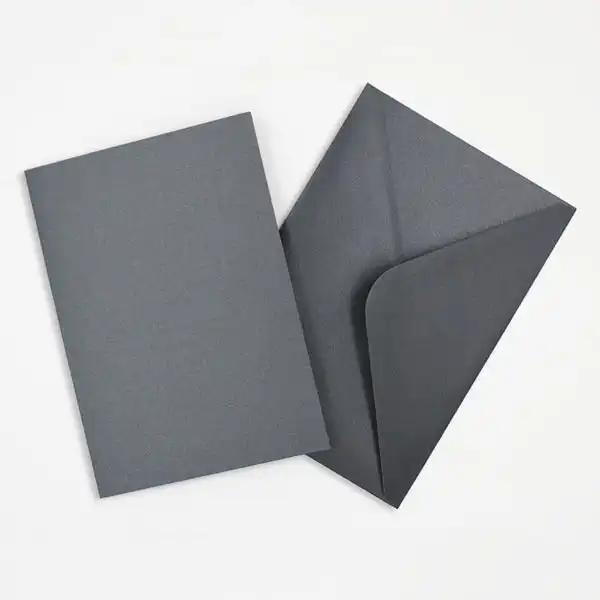 Paper Xtra Card Kit, Pearlized Charcoal- 4pk