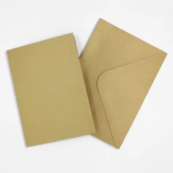Paper Xtra Card Kit, Pearlized Gold- 4pk