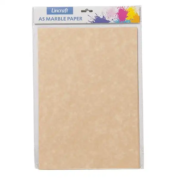 Marble Paper A5, Beige 90gsm- 20pk