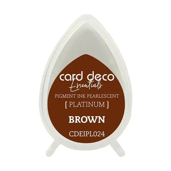 Card Deco Essentials Pigment Ink Pad, Pearlescent Brown