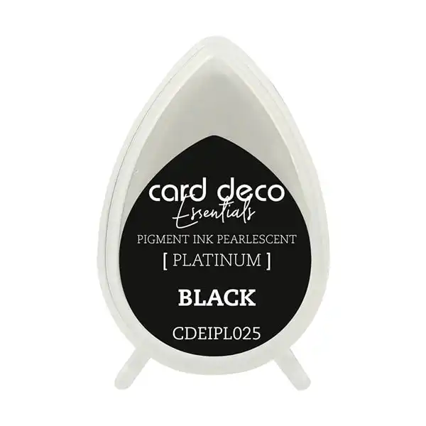 Card Deco Essentials Pigment Ink Pad, Pearlescent Black