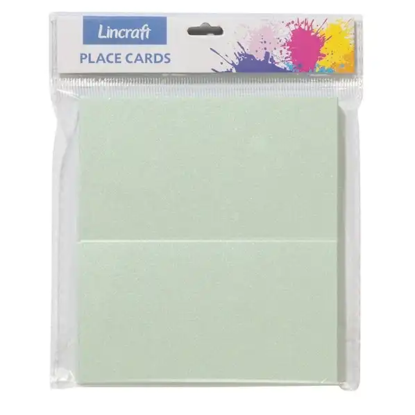 Place Cards, Green 250gsm- 20pk
