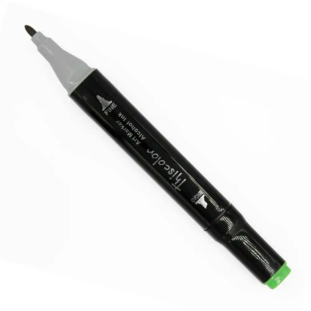 Thiscolor Double Tip Marker, 46 Vivid Green