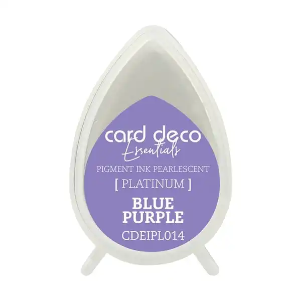 Card Deco Essentials Pigment Ink Pad, Pearlescent Blue Purple