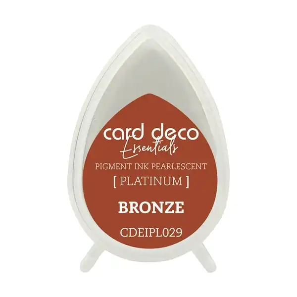Card Deco Essentials Pigment Ink Pad, Pearlescent Bronze