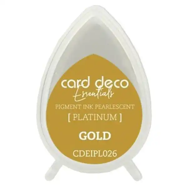 Card Deco Essentials Pigment Ink Pad, Pearlescent Gold